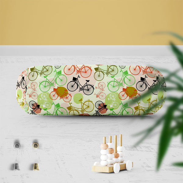 Vintage Bicycles Bolster Cover Booster Cases | Concealed Zipper Opening-Bolster Covers-BOL_CV_ZP-IC 5007576 IC 5007576, Art and Paintings, Automobiles, Bikes, Black, Black and White, Digital, Digital Art, Drawing, Graphic, Illustrations, Patterns, Retro, Signs, Signs and Symbols, Sketches, Sports, Transportation, Travel, Vehicles, Vintage, White, Metallic, bicycles, bolster, cover, booster, cases, zipper, opening, poly, cotton, fabric, art, background, beige, bicycle, bike, brown, cute, cycle, design, doodl