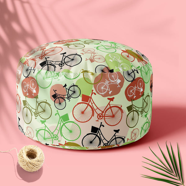 Vintage Bicycles Footstool Footrest Puffy Pouffe Ottoman Bean Bag | Canvas Fabric-Footstools-FST_CB_BN-IC 5007576 IC 5007576, Art and Paintings, Automobiles, Bikes, Black, Black and White, Digital, Digital Art, Drawing, Graphic, Illustrations, Patterns, Retro, Signs, Signs and Symbols, Sketches, Sports, Transportation, Travel, Vehicles, Vintage, White, Metallic, bicycles, footstool, footrest, puffy, pouffe, ottoman, bean, bag, floor, cushion, pillow, canvas, fabric, art, background, beige, bicycle, bike, br