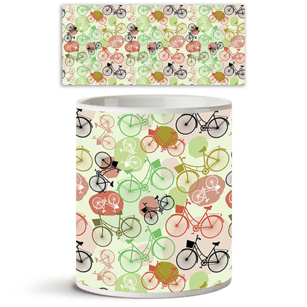 Vintage Bicycles Ceramic Coffee Tea Mug Inside White-Coffee Mugs-MUG-IC 5007576 IC 5007576, Art and Paintings, Automobiles, Bikes, Black, Black and White, Digital, Digital Art, Drawing, Graphic, Illustrations, Patterns, Retro, Signs, Signs and Symbols, Sketches, Sports, Transportation, Travel, Vehicles, Vintage, White, Metallic, bicycles, ceramic, coffee, tea, mug, inside, art, background, beige, bicycle, bike, brown, cute, cycle, design, doodle, drawn, green, hand, illustration, leisure, line, object, old,