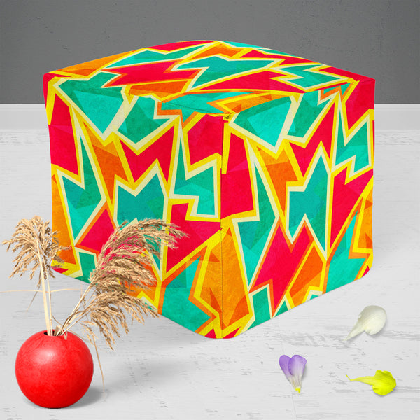 Bright Mosaic Footstool Footrest Puffy Pouffe Ottoman Bean Bag | Canvas Fabric-Footstools-FST_CB_BN-IC 5007578 IC 5007578, Abstract Expressionism, Abstracts, Architecture, Art and Paintings, Beverage, Digital, Digital Art, Fashion, Geometric, Geometric Abstraction, Graphic, Illustrations, Kitchen, Patterns, Retro, Semi Abstract, Signs, Signs and Symbols, Triangles, bright, mosaic, puffy, pouffe, ottoman, footstool, footrest, bean, bag, canvas, fabric, abstract, art, backdrop, background, bathroom, blank, bl