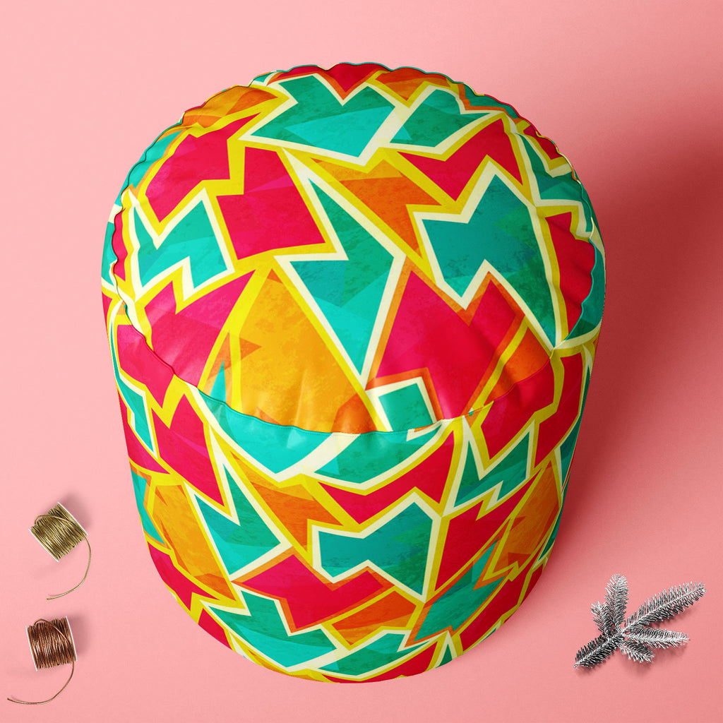 Bright Mosaic Footstool Footrest Puffy Pouffe Ottoman Bean Bag | Canvas Fabric-Footstools-FST_CB_BN-IC 5007578 IC 5007578, Abstract Expressionism, Abstracts, Architecture, Art and Paintings, Beverage, Digital, Digital Art, Fashion, Geometric, Geometric Abstraction, Graphic, Illustrations, Kitchen, Patterns, Retro, Semi Abstract, Signs, Signs and Symbols, Triangles, bright, mosaic, footstool, footrest, puffy, pouffe, ottoman, bean, bag, canvas, fabric, abstract, art, backdrop, background, bathroom, blank, bl