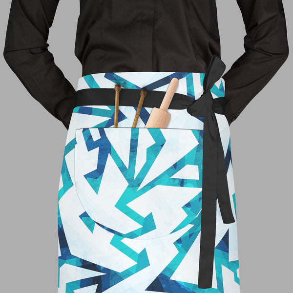 Ice Style D2 Apron | Adjustable, Free Size & Waist Tiebacks-Aprons Waist to Feet-APR_WS_FT-IC 5007579 IC 5007579, Abstract Expressionism, Abstracts, Ancient, Art and Paintings, Black and White, Christianity, Diamond, Digital, Digital Art, Geometric, Geometric Abstraction, Graphic, Grid Art, Historical, Holidays, Illustrations, Medieval, Patterns, Retro, Seasons, Semi Abstract, Signs, Signs and Symbols, Sketches, Triangles, Vintage, White, ice, style, d2, full-length, waist, to, feet, apron, poly-cotton, fab
