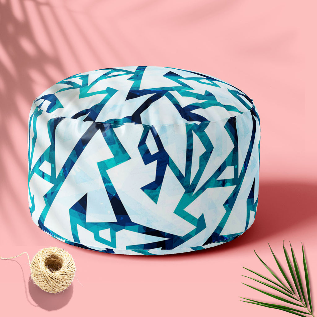 Ice Style D2 Footstool Footrest Puffy Pouffe Ottoman Bean Bag | Canvas Fabric-Footstools-FST_CB_BN-IC 5007579 IC 5007579, Abstract Expressionism, Abstracts, Ancient, Art and Paintings, Black and White, Christianity, Diamond, Digital, Digital Art, Geometric, Geometric Abstraction, Graphic, Grid Art, Historical, Holidays, Illustrations, Medieval, Patterns, Retro, Seasons, Semi Abstract, Signs, Signs and Symbols, Sketches, Triangles, Vintage, White, ice, style, d2, footstool, footrest, puffy, pouffe, ottoman, 