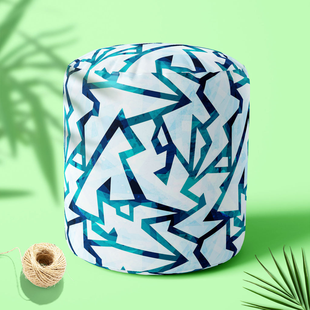 Ice Style D2 Footstool Footrest Puffy Pouffe Ottoman Bean Bag | Canvas Fabric-Footstools-FST_CB_BN-IC 5007579 IC 5007579, Abstract Expressionism, Abstracts, Ancient, Art and Paintings, Black and White, Christianity, Diamond, Digital, Digital Art, Geometric, Geometric Abstraction, Graphic, Grid Art, Historical, Holidays, Illustrations, Medieval, Patterns, Retro, Seasons, Semi Abstract, Signs, Signs and Symbols, Sketches, Triangles, Vintage, White, ice, style, d2, footstool, footrest, puffy, pouffe, ottoman, 