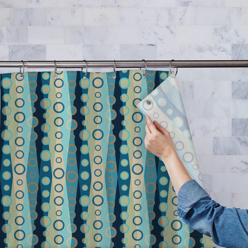 Marine Washable Waterproof Shower Curtain-Shower Curtains-CUR_SH-IC 5007580 IC 5007580, Abstract Expressionism, Abstracts, Art and Paintings, Circle, Culture, Decorative, Digital, Digital Art, Drawing, Ethnic, Fashion, Geometric, Geometric Abstraction, Graphic, Illustrations, Mandala, Modern Art, Patterns, Retro, Semi Abstract, Signs, Signs and Symbols, Traditional, Tribal, World Culture, marine, washable, waterproof, shower, curtain, abstract, art, backdrop, background, blue, cloud, color, colorful, cover,