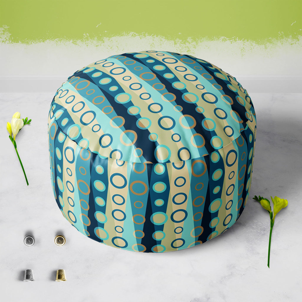 Marine Footstool Footrest Puffy Pouffe Ottoman Bean Bag | Canvas Fabric-Footstools-FST_CB_BN-IC 5007580 IC 5007580, Abstract Expressionism, Abstracts, Art and Paintings, Circle, Culture, Decorative, Digital, Digital Art, Drawing, Ethnic, Fashion, Geometric, Geometric Abstraction, Graphic, Illustrations, Mandala, Modern Art, Patterns, Retro, Semi Abstract, Signs, Signs and Symbols, Traditional, Tribal, World Culture, marine, footstool, footrest, puffy, pouffe, ottoman, bean, bag, canvas, fabric, abstract, ar