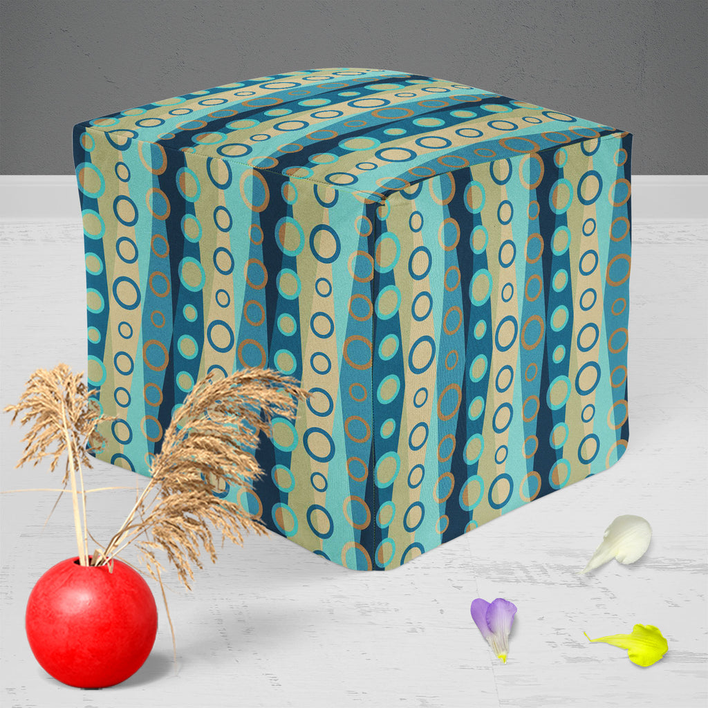 Marine Footstool Footrest Puffy Pouffe Ottoman Bean Bag | Canvas Fabric-Footstools-FST_CB_BN-IC 5007580 IC 5007580, Abstract Expressionism, Abstracts, Art and Paintings, Circle, Culture, Decorative, Digital, Digital Art, Drawing, Ethnic, Fashion, Geometric, Geometric Abstraction, Graphic, Illustrations, Mandala, Modern Art, Patterns, Retro, Semi Abstract, Signs, Signs and Symbols, Traditional, Tribal, World Culture, marine, footstool, footrest, puffy, pouffe, ottoman, bean, bag, canvas, fabric, abstract, ar