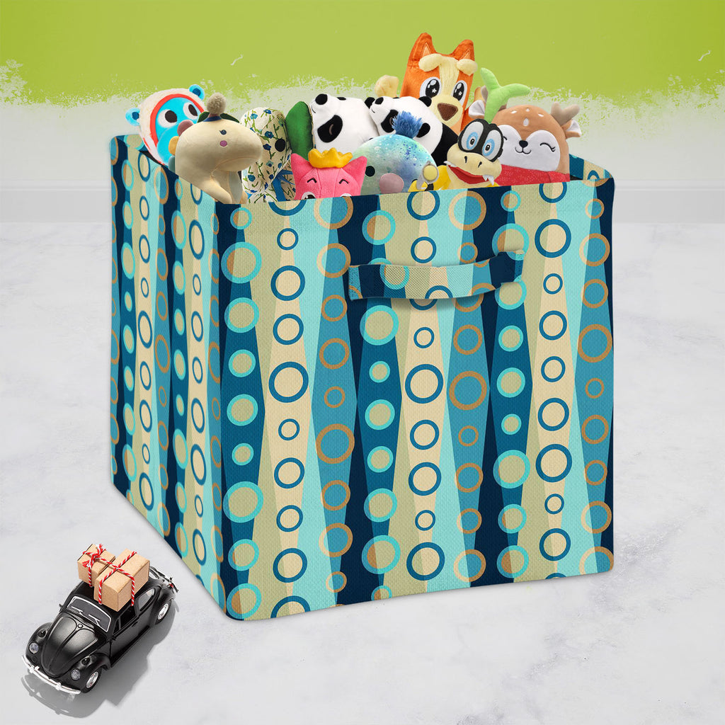 Marine Foldable Open Storage Bin | Organizer Box, Toy Basket, Shelf Box, Laundry Bag | Canvas Fabric-Storage Bins-STR_BI_CB-IC 5007580 IC 5007580, Abstract Expressionism, Abstracts, Art and Paintings, Circle, Culture, Decorative, Digital, Digital Art, Drawing, Ethnic, Fashion, Geometric, Geometric Abstraction, Graphic, Illustrations, Mandala, Modern Art, Patterns, Retro, Semi Abstract, Signs, Signs and Symbols, Traditional, Tribal, World Culture, marine, foldable, open, storage, bin, organizer, box, toy, ba