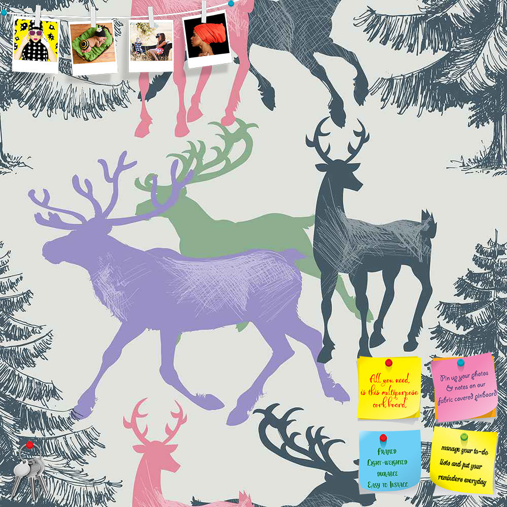 ArtzFolio Deer & Pine Printed Bulletin Board Notice Pin Board Soft Board | Frameless-Bulletin Boards Frameless-AZSAO33102109BLB_FL_L-Image Code 5007581 Vishnu Image Folio Pvt Ltd, IC 5007581, ArtzFolio, Bulletin Boards Frameless, Animals, Kids, Digital Art, deer, pine, printed, bulletin, board, notice, pin, soft, frameless, tree, forest, seamless, pattern, christmas, theme, pin up board, push pin board, extra large cork board, big pin board, notice board, small bulletin board, cork board, wall notice board,