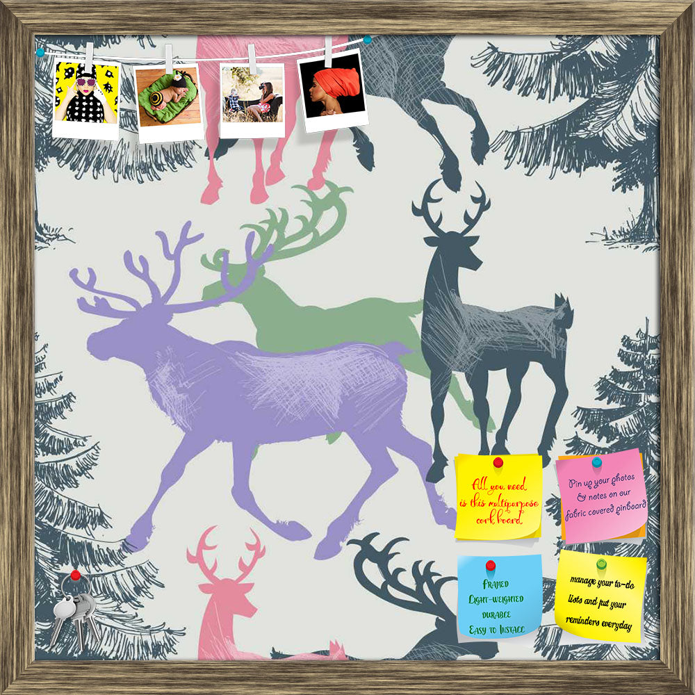 ArtzFolio Deer & Pine Printed Bulletin Board Notice Pin Board Soft Board | Framed-Bulletin Boards Framed-AZSAO33102109BLB_FR_L-Image Code 5007581 Vishnu Image Folio Pvt Ltd, IC 5007581, ArtzFolio, Bulletin Boards Framed, Animals, Kids, Digital Art, deer, pine, printed, bulletin, board, notice, pin, soft, framed, tree, forest, seamless, pattern, christmas, theme, pin up board, push pin board, extra large cork board, big pin board, notice board, small bulletin board, cork board, wall notice board, giant cork 