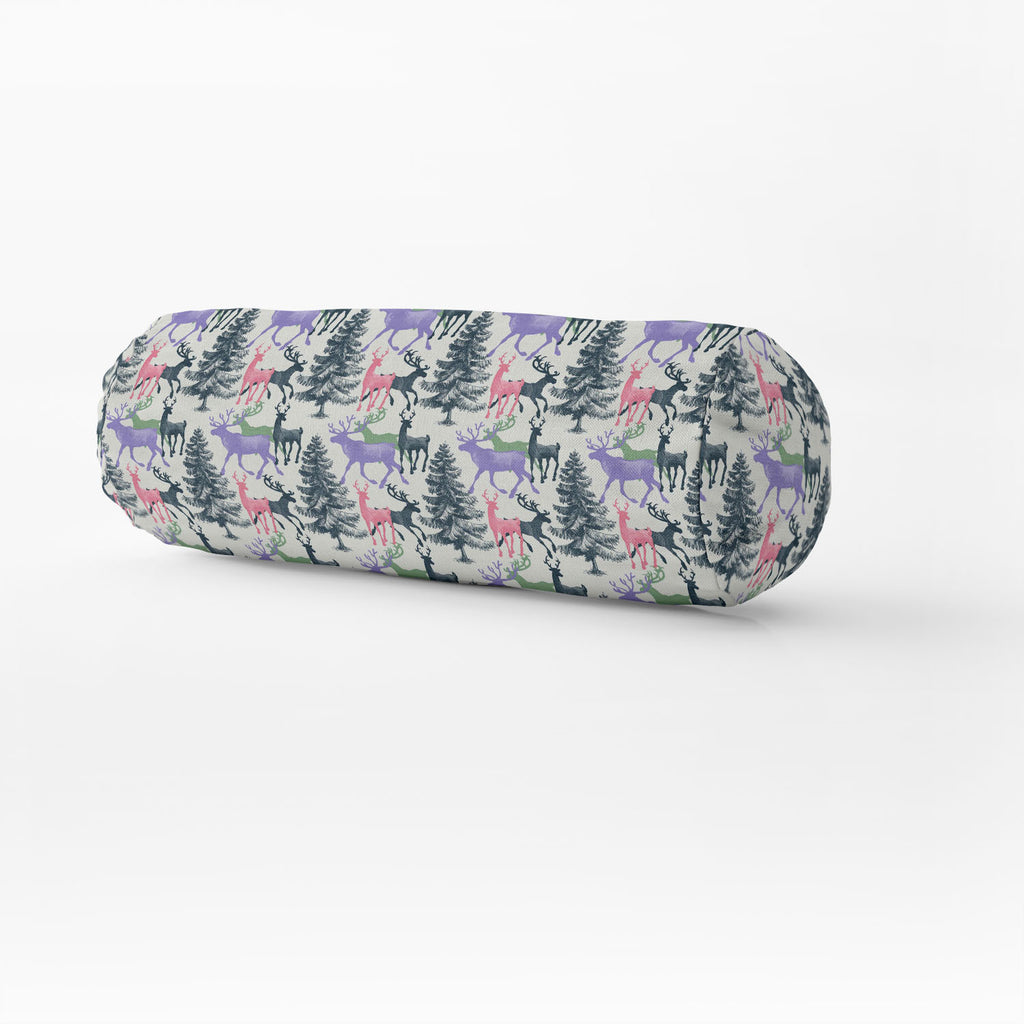 ArtzFolio Deer & Pine Bolster Cover Booster Cases | Concealed Zipper Opening-Bolster Covers-AZ5007581PIL_CV_RF_R-SP-Image Code 5007581 Vishnu Image Folio Pvt Ltd, IC 5007581, ArtzFolio, Bolster Covers, Animals, Kids, Digital Art, deer, pine, bolster, cover, booster, cases, concealed, zipper, opening, tree, forest, seamless, pattern, christmas, theme, bolster case, bolster cover size, diwan round pillow, long round pillow covers, small bolster cushion covers, bolster cover, drawstring bolster pillow cover, s