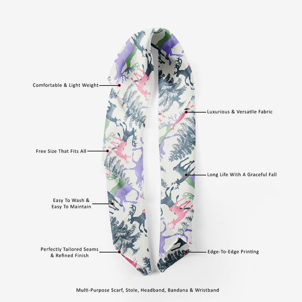 Deer & Pine Printed Stole Dupatta Headwear | Girls & Women | Soft Poly Fabric-Stoles Basic--IC 5007581 IC 5007581, Animals, Art and Paintings, Christianity, Digital, Digital Art, Graphic, Holidays, Illustrations, Landscapes, Mountains, Nature, Patterns, Retro, Scenic, Seasons, Signs, Signs and Symbols, deer, pine, printed, stole, dupatta, headwear, girls, women, soft, poly, fabric, pattern, christmas, seamless, animal, art, background, banner, beautiful, beauty, card, celebration, day, december, decoration,