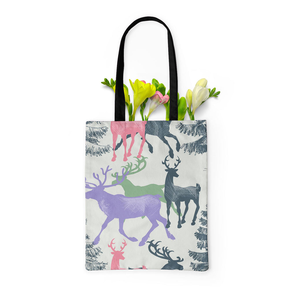 Deer & Pine Tote Bag Shoulder Purse | Multipurpose-Tote Bags Basic-TOT_FB_BS-IC 5007581 IC 5007581, Animals, Art and Paintings, Christianity, Digital, Digital Art, Graphic, Holidays, Illustrations, Landscapes, Mountains, Nature, Patterns, Retro, Scenic, Seasons, Signs, Signs and Symbols, deer, pine, tote, bag, shoulder, purse, multipurpose, pattern, christmas, seamless, animal, art, background, banner, beautiful, beauty, card, celebration, day, december, decoration, design, forest, greeting, happy, holiday,