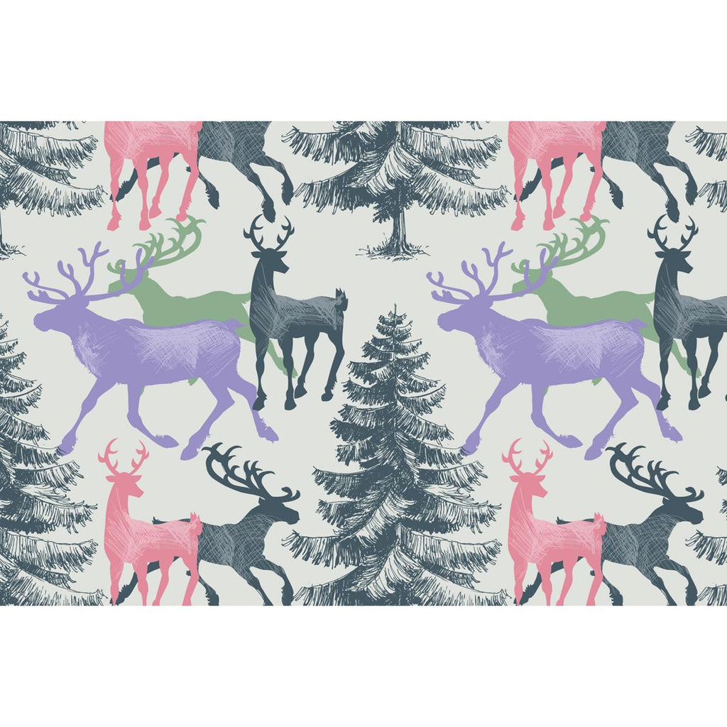 ArtzFolio Deer & Pine Art & Craft Gift Wrapping Paper-Wrapping Papers-AZSAO33102109WRP_L-Image Code 5007581 Vishnu Image Folio Pvt Ltd, IC 5007581, ArtzFolio, Wrapping Papers, Animals, Kids, Digital Art, deer, pine, art, craft, gift, wrapping, paper, tree, forest, seamless, pattern, christmas, theme, wrapping paper, pretty wrapping paper, cute wrapping paper, packing paper, gift wrapping paper, bulk wrapping paper, best wrapping paper, funny wrapping paper, bulk gift wrap, gift wrapping, holiday gift wrap, 