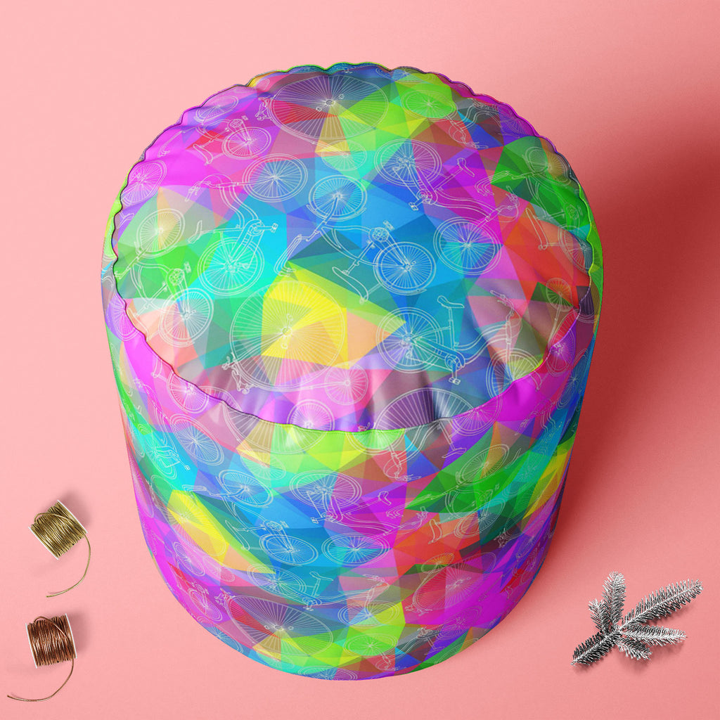 Bicycles D6 Footstool Footrest Puffy Pouffe Ottoman Bean Bag | Canvas Fabric-Footstools-FST_CB_BN-IC 5007582 IC 5007582, Ancient, Art and Paintings, Automobiles, Bikes, Cities, City Views, Digital, Digital Art, Drawing, Graphic, Hipster, Historical, Hobbies, Illustrations, Medieval, Patterns, Retro, Signs, Signs and Symbols, Sketches, Sports, Transportation, Travel, Triangles, Vehicles, Vintage, bicycles, d6, footstool, footrest, puffy, pouffe, ottoman, bean, bag, canvas, fabric, art, background, bicycle, b