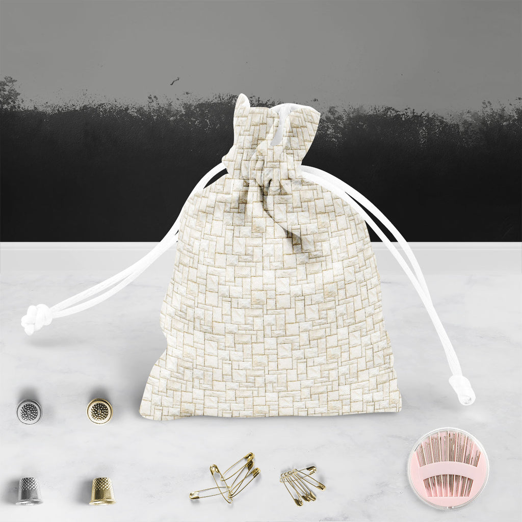 Abstract Surface D1 Pouch Wrist Potli Bag | Bag for Weddings & Casual Parties - Drawstring Pouches - ArtzFolio.com