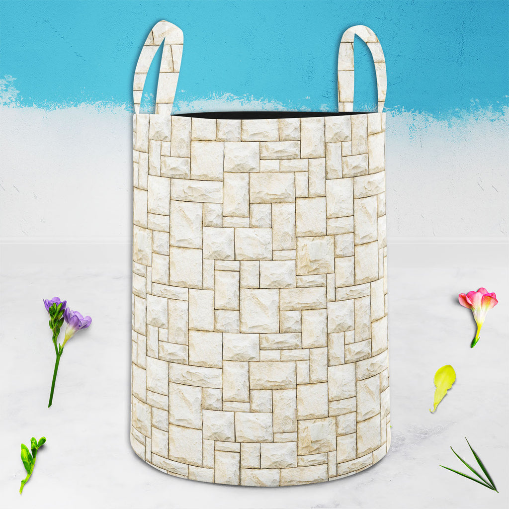 Abstract Surface D1 Foldable Open Storage Bin | Organizer Box, Toy Basket, Shelf Box, Laundry Bag | Canvas Fabric - Storage Bins - ArtzFolio.com