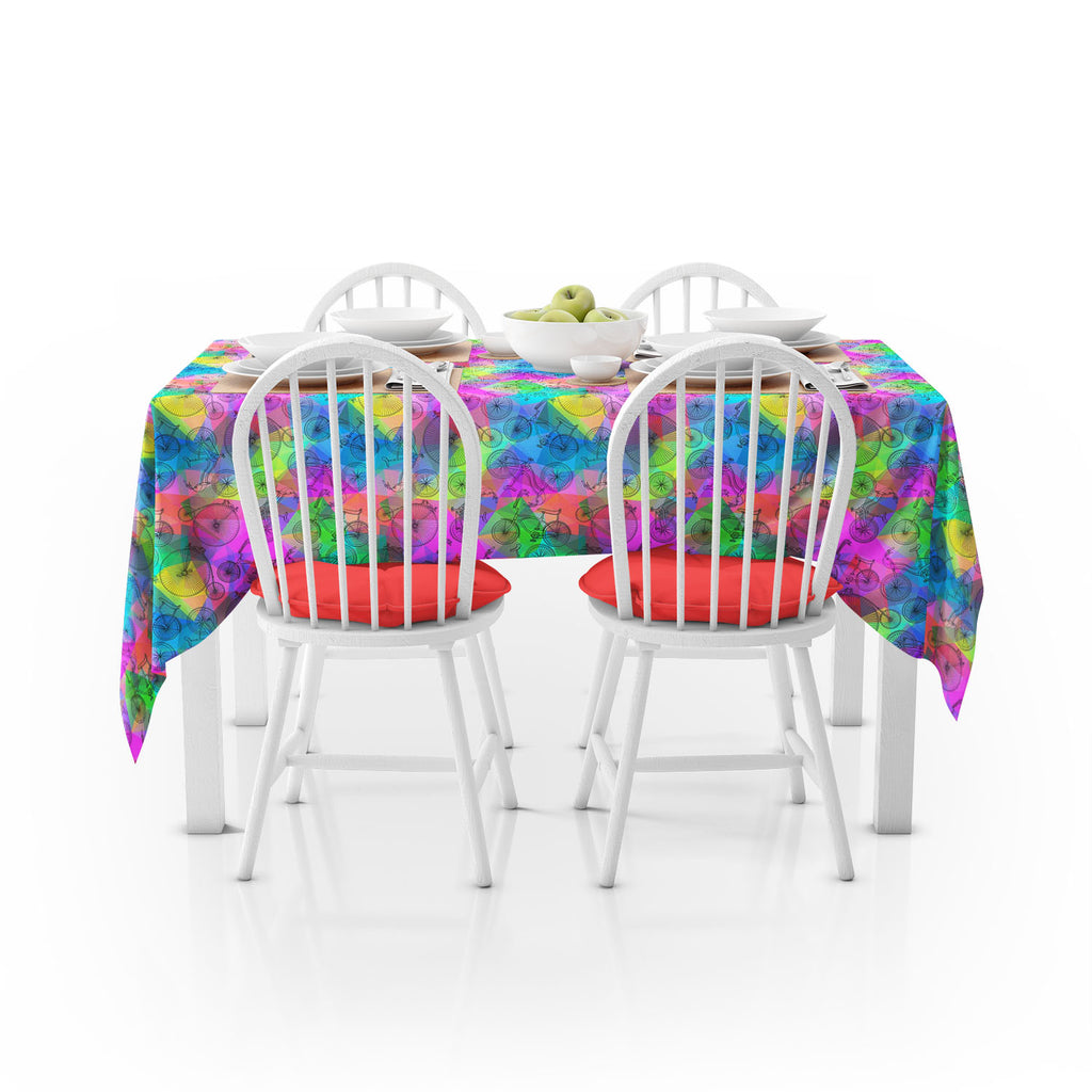 Bicycles Table Cloth Cover-Table Covers-CVR_TB_NR-IC 5007584 IC 5007584, Ancient, Art and Paintings, Automobiles, Bikes, Cities, City Views, Digital, Digital Art, Drawing, Graphic, Hipster, Historical, Hobbies, Illustrations, Medieval, Patterns, Retro, Signs, Signs and Symbols, Sketches, Sports, Transportation, Travel, Triangles, Vehicles, Vintage, bicycles, table, cloth, cover, art, background, bicycle, bike, circus, city, color, colorful, cute, cycle, design, doodle, exercise, fitness, fun, healthy, hobby