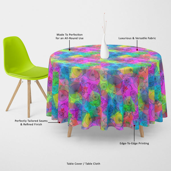 Bicycles Table Cloth Cover-Table Covers-CVR_TB_RD-IC 5007584 IC 5007584, Ancient, Art and Paintings, Automobiles, Bikes, Cities, City Views, Digital, Digital Art, Drawing, Graphic, Hipster, Historical, Hobbies, Illustrations, Medieval, Patterns, Retro, Signs, Signs and Symbols, Sketches, Sports, Transportation, Travel, Triangles, Vehicles, Vintage, bicycles, table, cloth, cover, canvas, fabric, art, background, bicycle, bike, circus, city, color, colorful, cute, cycle, design, doodle, exercise, fitness, fun
