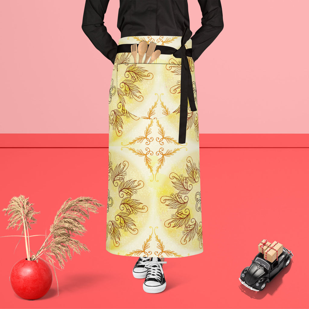 Ethnic Circular Ornament D4 Apron | Adjustable, Free Size & Waist Tiebacks-Aprons Waist to Feet-APR_WS_FT-IC 5007585 IC 5007585, Abstract Expressionism, Abstracts, Allah, Arabic, Art and Paintings, Asian, Botanical, Circle, Cities, City Views, Culture, Drawing, Ethnic, Floral, Flowers, Geometric, Geometric Abstraction, Hinduism, Illustrations, Indian, Islam, Mandala, Nature, Paintings, Patterns, Retro, Semi Abstract, Signs, Signs and Symbols, Symbols, Traditional, Tribal, World Culture, circular, ornament, 