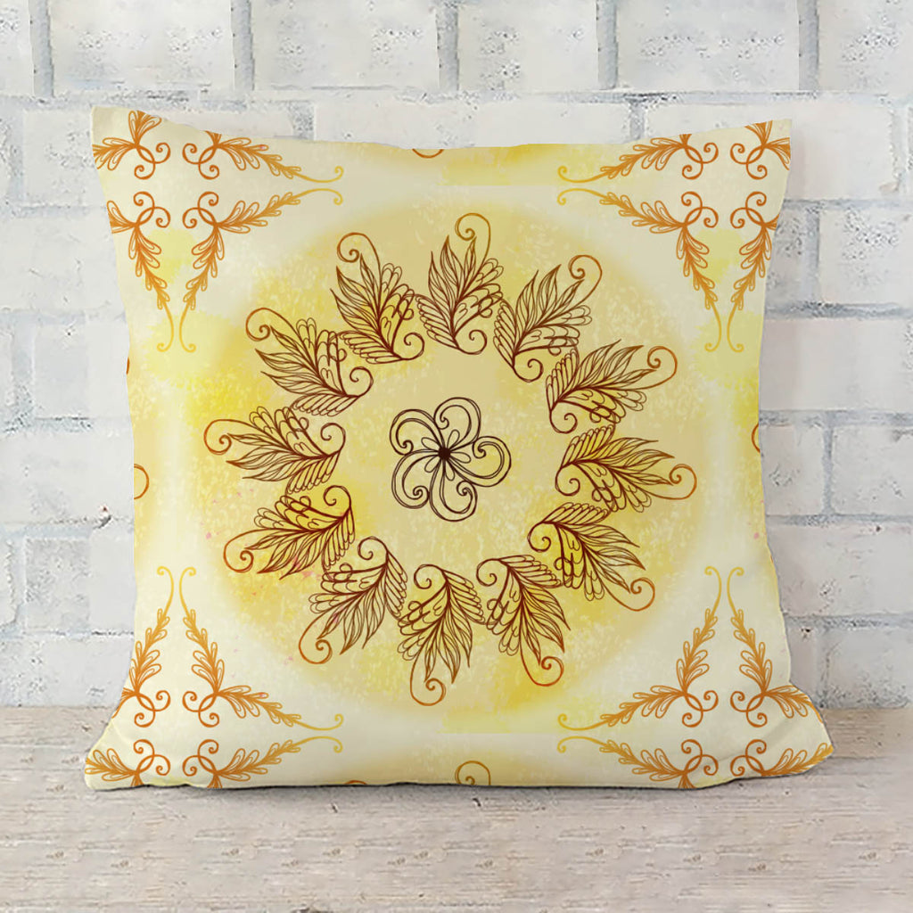 ArtzFolio Ethnic Circular Ornament D4 Cushion Cover Throw Pillow-Cushion Covers-AZHFR33465910CUS_CV_L-Image Code 5007585 Vishnu Image Folio Pvt Ltd, IC 5007585, ArtzFolio, Cushion Covers, Abstract, Traditional, Digital Art, ethnic, circular, ornament, d4, cushion, cover, throw, pillow, hand, drawn, beige, sofa throws, single throw pillow, zippered throw pillow cover, satin pillow cover, throw pillow, cushion cover only, cushion cover, pillow cover for sofa, pitaara box, throw cushion, kids cushion cover, sq
