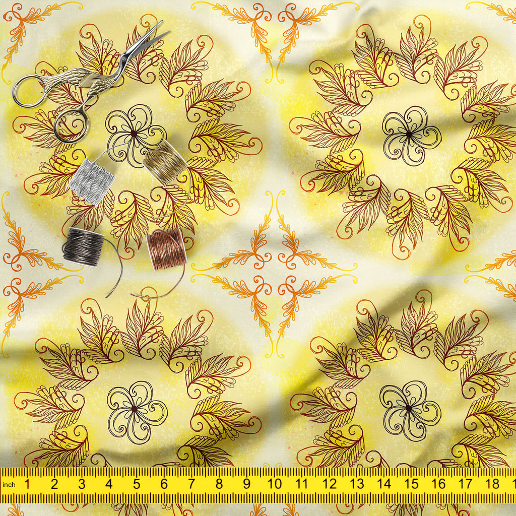 Ethnic Circular Ornament D4 Upholstery Fabric by Metre | For Sofa, Curtains, Cushions, Furnishing, Craft, Dress Material-Upholstery Fabrics-FAB_RW-IC 5007585 IC 5007585, Abstract Expressionism, Abstracts, Allah, Arabic, Art and Paintings, Asian, Botanical, Circle, Cities, City Views, Culture, Drawing, Ethnic, Floral, Flowers, Geometric, Geometric Abstraction, Hinduism, Illustrations, Indian, Islam, Mandala, Nature, Paintings, Patterns, Retro, Semi Abstract, Signs, Signs and Symbols, Symbols, Traditional, Tr