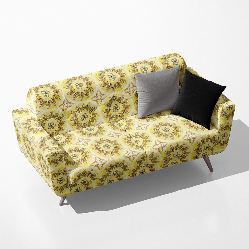 Ethnic Circular Ornament Sofa Fabric by Metre | Upholstery For Sofa, Curtains & Cushions-Sofa Fabrics-SOF_FB-IC 5007585 IC 5007585, Abstract Expressionism, Abstracts, Allah, Arabic, Art and Paintings, Asian, Botanical, Circle, Cities, City Views, Culture, Drawing, Ethnic, Floral, Flowers, Geometric, Geometric Abstraction, Hinduism, Illustrations, Indian, Islam, Mandala, Nature, Paintings, Patterns, Retro, Semi Abstract, Signs, Signs and Symbols, Symbols, Traditional, Tribal, World Culture, circular, ornamen