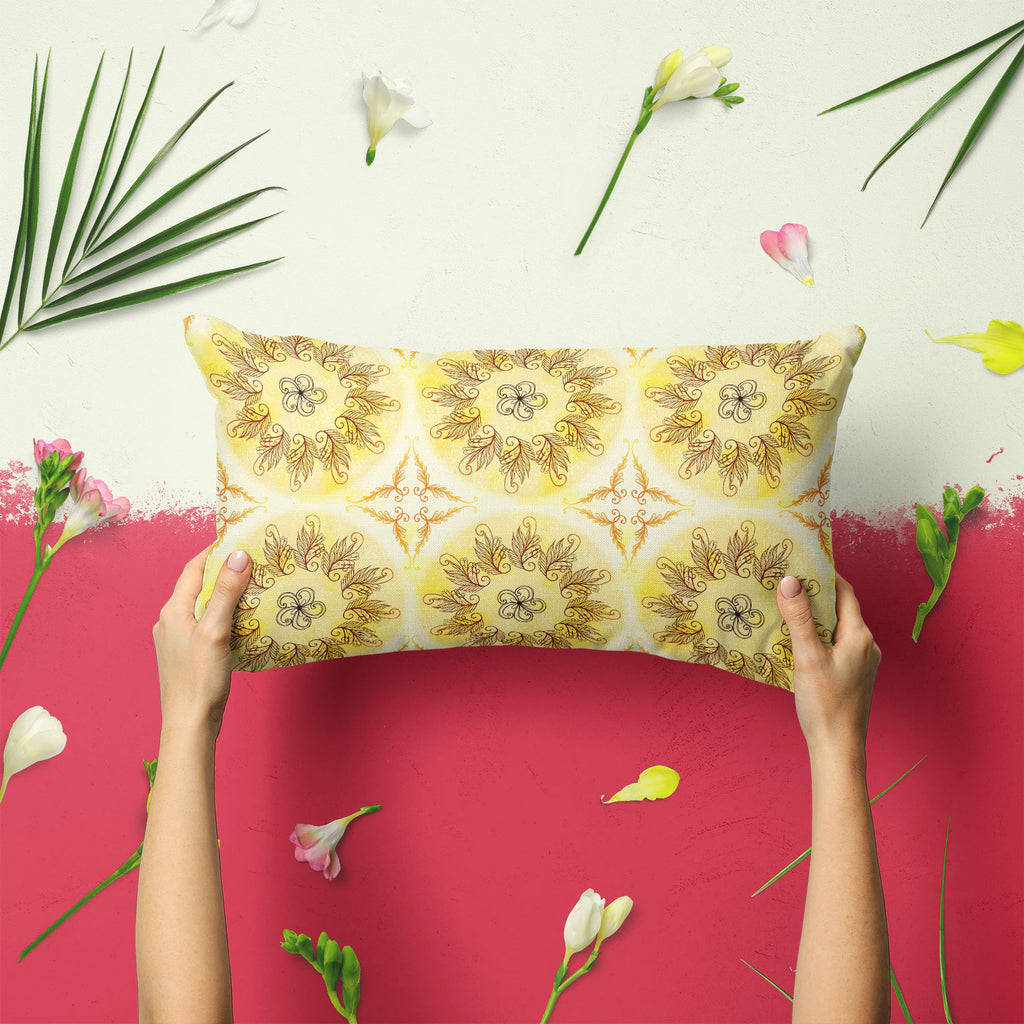 Ethnic Circular Ornament D4 Pillow Cover Case-Pillow Cases-PIL_CV-IC 5007585 IC 5007585, Abstract Expressionism, Abstracts, Allah, Arabic, Art and Paintings, Asian, Botanical, Circle, Cities, City Views, Culture, Drawing, Ethnic, Floral, Flowers, Geometric, Geometric Abstraction, Hinduism, Illustrations, Indian, Islam, Mandala, Nature, Paintings, Patterns, Retro, Semi Abstract, Signs, Signs and Symbols, Symbols, Traditional, Tribal, World Culture, circular, ornament, d4, pillow, cover, case, abstract, art, 