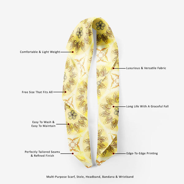 Ethnic Circular Ornament Printed Scarf | Neckwear Balaclava | Girls & Women | Soft Poly Fabric-Scarfs Basic--IC 5007585 IC 5007585, Abstract Expressionism, Abstracts, Allah, Arabic, Art and Paintings, Asian, Botanical, Circle, Cities, City Views, Culture, Drawing, Ethnic, Floral, Flowers, Geometric, Geometric Abstraction, Hinduism, Illustrations, Indian, Islam, Mandala, Nature, Paintings, Patterns, Retro, Semi Abstract, Signs, Signs and Symbols, Symbols, Traditional, Tribal, World Culture, circular, ornamen