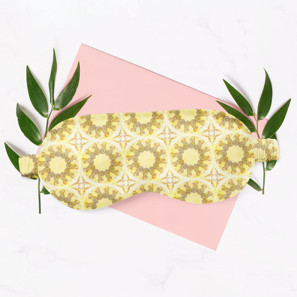 Ethnic Circular Ornament Sleeping Eye Pad Blackout Eye Cover | Soft Anti-Allergic Eco-Friendly Natural Mulberry Silk Fabric-Sleep Masks--IC 5007586 IC 5007586, Abstract Expressionism, Abstracts, Allah, Arabic, Art and Paintings, Asian, Botanical, Circle, Cities, City Views, Culture, Drawing, Ethnic, Floral, Flowers, Geometric, Geometric Abstraction, Hinduism, Illustrations, Indian, Islam, Mandala, Nature, Paintings, Patterns, Retro, Semi Abstract, Signs, Signs and Symbols, Symbols, Traditional, Tribal, Worl