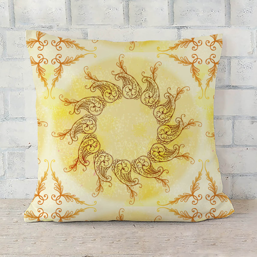 ArtzFolio Ethnic Circular Ornament D6 Cushion Cover Throw Pillow-Cushion Covers-AZHFR33466334CUS_CV_L-Image Code 5007587 Vishnu Image Folio Pvt Ltd, IC 5007587, ArtzFolio, Cushion Covers, Abstract, Traditional, Digital Art, ethnic, circular, ornament, d6, cushion, cover, throw, pillow, hand, drawn, beige, sofa throws, single throw pillow, zippered throw pillow cover, satin pillow cover, throw pillow, cushion cover only, cushion cover, pillow cover for sofa, pitaara box, throw cushion, kids cushion cover, sq