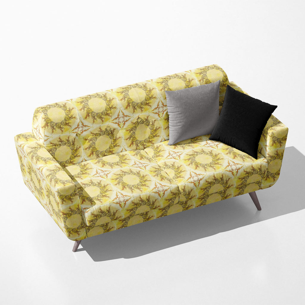 Ethnic Circular Ornament Sofa Fabric by Metre | Upholstery For Sofa, Curtains & Cushions-Sofa Fabrics-SOF_FB-IC 5007587 IC 5007587, Abstract Expressionism, Abstracts, Allah, Arabic, Art and Paintings, Asian, Botanical, Circle, Cities, City Views, Culture, Drawing, Ethnic, Floral, Flowers, Geometric, Geometric Abstraction, Hinduism, Illustrations, Indian, Islam, Mandala, Nature, Paintings, Patterns, Retro, Semi Abstract, Signs, Signs and Symbols, Symbols, Traditional, Tribal, World Culture, circular, ornamen