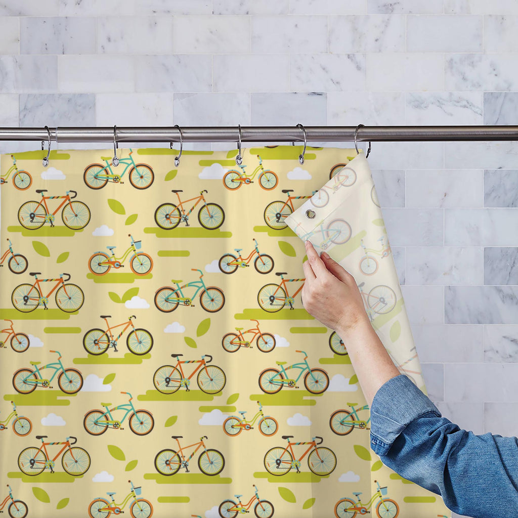 Bikes Washable Waterproof Shower Curtain-Shower Curtains-CUR_SH-IC 5007588 IC 5007588, Abstract Expressionism, Abstracts, Animated Cartoons, Art and Paintings, Automobiles, Bikes, Caricature, Cartoons, Cities, City Views, Icons, Illustrations, Paintings, Patterns, Retro, Semi Abstract, Signs, Signs and Symbols, Sports, Symbols, Transportation, Travel, Vehicles, washable, waterproof, shower, curtain, abstract, activity, arts, backgrounds, bicycle, bike, colors, cycle, cycling, decoration, design, equipment, 