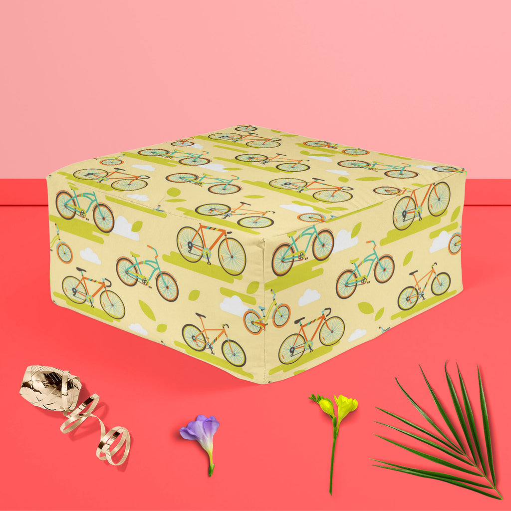 Bikes Footstool Footrest Puffy Pouffe Ottoman Bean Bag | Canvas Fabric-Footstools-FST_CB_BN-IC 5007588 IC 5007588, Abstract Expressionism, Abstracts, Animated Cartoons, Art and Paintings, Automobiles, Bikes, Caricature, Cartoons, Cities, City Views, Icons, Illustrations, Paintings, Patterns, Retro, Semi Abstract, Signs, Signs and Symbols, Sports, Symbols, Transportation, Travel, Vehicles, footstool, footrest, puffy, pouffe, ottoman, bean, bag, canvas, fabric, abstract, activity, arts, backgrounds, bicycle, 