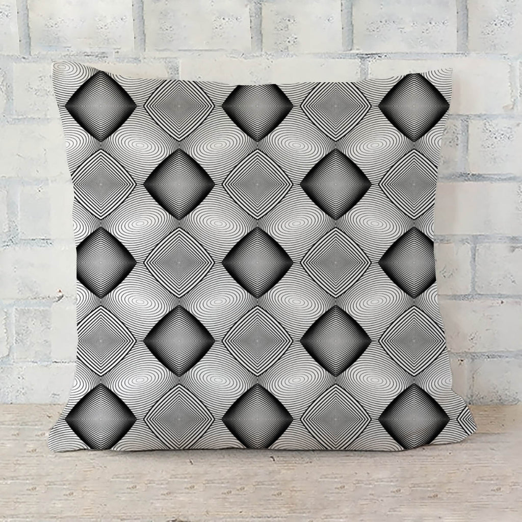 ArtzFolio Monochrome Diamond D1 Cushion Cover Throw Pillow-Cushion Covers-AZHFR33943121CUS_CV_L-Image Code 5007590 Vishnu Image Folio Pvt Ltd, IC 5007590, ArtzFolio, Cushion Covers, Abstract, Digital Art, monochrome, diamond, d1, cushion, cover, throw, pillow, design, seamless, geometric, pattern, textured, background, vector, art, gradient, sofa throws, single throw pillow, zippered throw pillow cover, satin pillow cover, throw pillow, cushion cover only, cushion cover, pillow cover for sofa, pitaara box, 