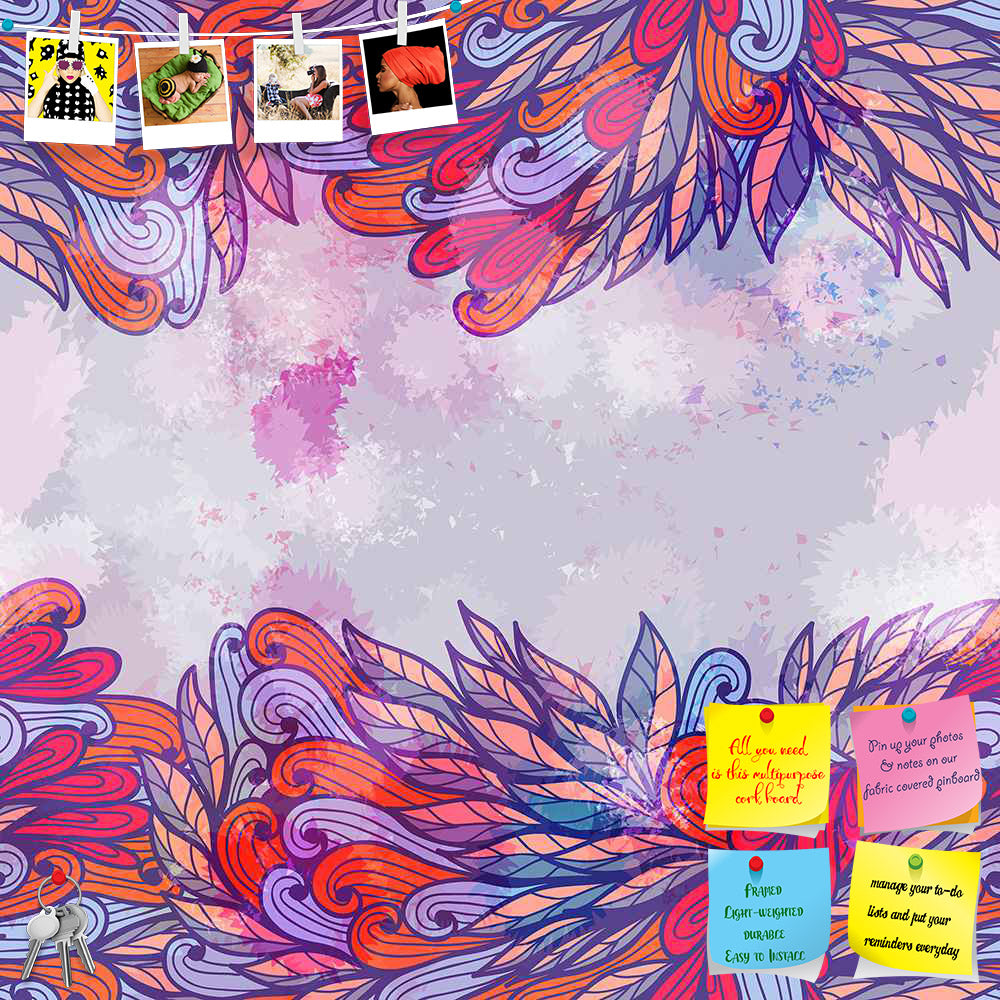 ArtzFolio Pink & Violet Element Printed Bulletin Board Notice Pin Board Soft Board | Frameless-Bulletin Boards Frameless-AZSAO34390348BLB_FL_L-Image Code 5007591 Vishnu Image Folio Pvt Ltd, IC 5007591, ArtzFolio, Bulletin Boards Frameless, Abstract, Traditional, Digital Art, pink, violet, element, printed, bulletin, board, notice, pin, soft, frameless, hand, drawn, seamless, invitation, card, design, floral, elements, eps10, pin up board, push pin board, extra large cork board, big pin board, notice board, 