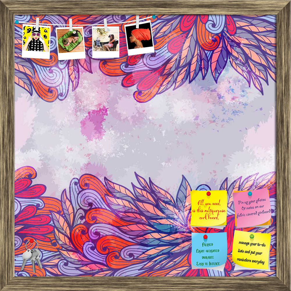 ArtzFolio Pink & Violet Element Printed Bulletin Board Notice Pin Board Soft Board | Framed-Bulletin Boards Framed-AZSAO34390348BLB_FR_L-Image Code 5007591 Vishnu Image Folio Pvt Ltd, IC 5007591, ArtzFolio, Bulletin Boards Framed, Abstract, Traditional, Digital Art, pink, violet, element, printed, bulletin, board, notice, pin, soft, framed, hand, drawn, seamless, invitation, card, design, floral, elements, eps10, pin up board, push pin board, extra large cork board, big pin board, notice board, small bullet