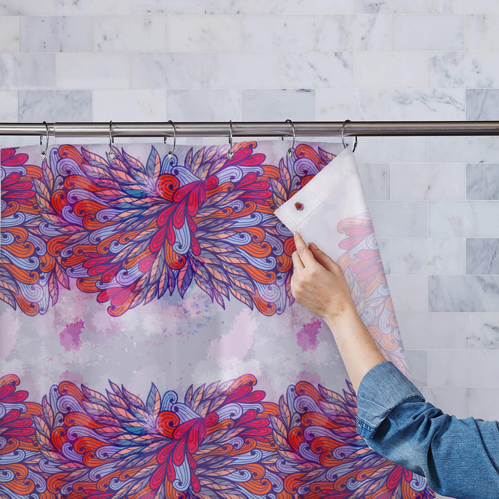 Pink & Violet Element Washable Waterproof Shower Curtain-Shower Curtains-CUR_SH-IC 5007591 IC 5007591, Abstract Expressionism, Abstracts, Ancient, Art and Paintings, Botanical, Digital, Digital Art, Drawing, Fashion, Floral, Flowers, Graphic, Historical, Illustrations, Medieval, Nature, Paintings, Patterns, Retro, Scenic, Semi Abstract, Signs, Signs and Symbols, Symbols, Vintage, pink, violet, element, washable, waterproof, shower, curtain, abstract, art, background, beautiful, beauty, blue, card, concept, 
