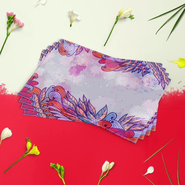 Pink & Violet Element Table Mat Placemat-Table Place Mats Fabric-MAT_TB-IC 5007591 IC 5007591, Abstract Expressionism, Abstracts, Ancient, Art and Paintings, Botanical, Digital, Digital Art, Drawing, Fashion, Floral, Flowers, Graphic, Historical, Illustrations, Medieval, Nature, Paintings, Patterns, Retro, Scenic, Semi Abstract, Signs, Signs and Symbols, Symbols, Vintage, pink, violet, element, table, mat, placemat, for, dining, center, cotton, canvas, fabric, abstract, art, background, beautiful, beauty, b