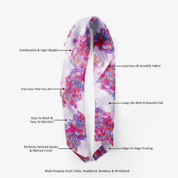 Pink & Violet Element Printed Scarf | Neckwear Balaclava | Girls & Women | Soft Poly Fabric-Scarfs Basic--IC 5007591 IC 5007591, Abstract Expressionism, Abstracts, Ancient, Art and Paintings, Botanical, Digital, Digital Art, Drawing, Fashion, Floral, Flowers, Graphic, Historical, Illustrations, Medieval, Nature, Paintings, Patterns, Retro, Scenic, Semi Abstract, Signs, Signs and Symbols, Symbols, Vintage, pink, violet, element, printed, scarf, neckwear, balaclava, girls, women, soft, poly, fabric, abstract,