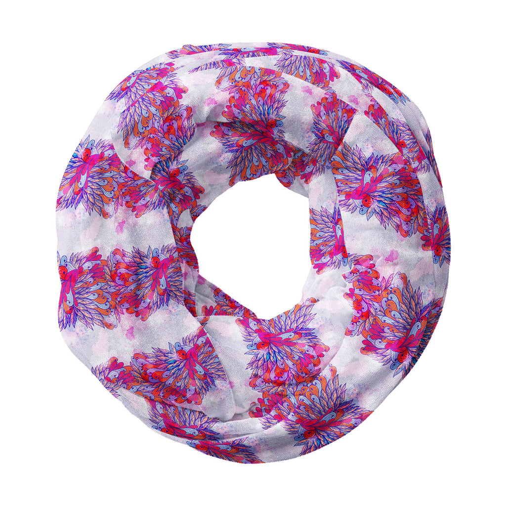 Pink & Violet Element Printed Wraparound Infinity Loop Scarf | Girls & Women | Soft Poly Fabric-Scarfs Infinity Loop--IC 5007591 IC 5007591, Abstract Expressionism, Abstracts, Ancient, Art and Paintings, Botanical, Digital, Digital Art, Drawing, Fashion, Floral, Flowers, Graphic, Historical, Illustrations, Medieval, Nature, Paintings, Patterns, Retro, Scenic, Semi Abstract, Signs, Signs and Symbols, Symbols, Vintage, pink, violet, element, printed, wraparound, infinity, loop, scarf, girls, women, soft, poly