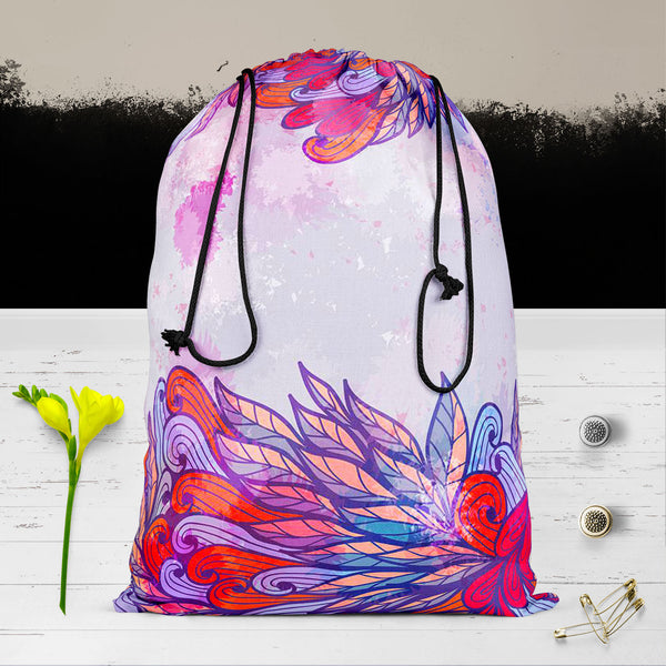 Pink & Violet Element Reusable Sack Bag | Bag for Gym, Storage, Vegetable & Travel-Drawstring Sack Bags-SCK_FB_DS-IC 5007591 IC 5007591, Abstract Expressionism, Abstracts, Ancient, Art and Paintings, Botanical, Digital, Digital Art, Drawing, Fashion, Floral, Flowers, Graphic, Historical, Illustrations, Medieval, Nature, Paintings, Patterns, Retro, Scenic, Semi Abstract, Signs, Signs and Symbols, Symbols, Vintage, pink, violet, element, reusable, sack, bag, for, gym, storage, vegetable, travel, cotton, canva