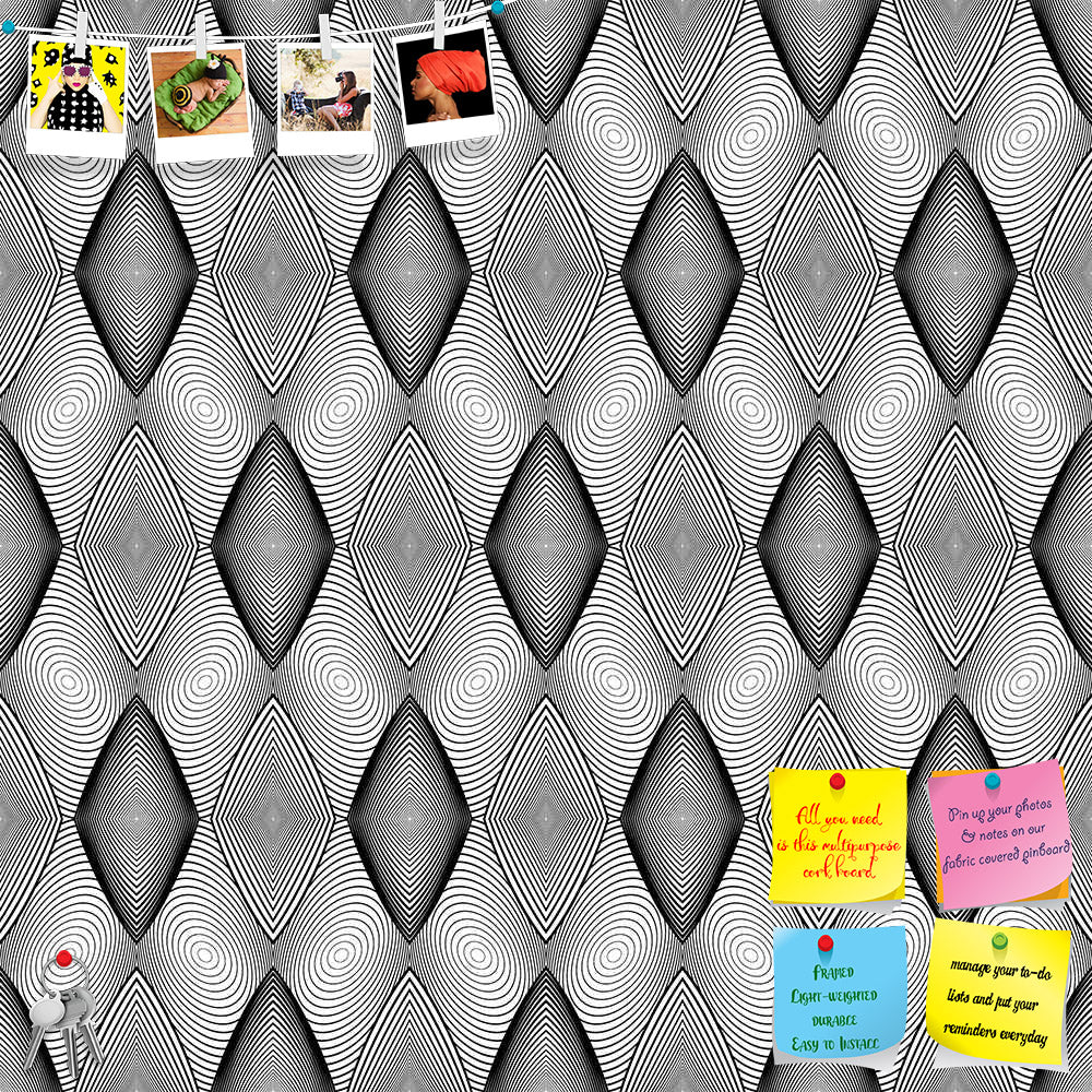 ArtzFolio Monochrome Diamond D2 Printed Bulletin Board Notice Pin Board Soft Board | Frameless-Bulletin Boards Frameless-AZSAO34613165BLB_FL_L-Image Code 5007593 Vishnu Image Folio Pvt Ltd, IC 5007593, ArtzFolio, Bulletin Boards Frameless, Abstract, Digital Art, monochrome, diamond, d2, printed, bulletin, board, notice, pin, soft, frameless, design, seamless, geometric, pattern, textured, background, vector, art, gradient, pin up board, push pin board, extra large cork board, big pin board, notice board, sm