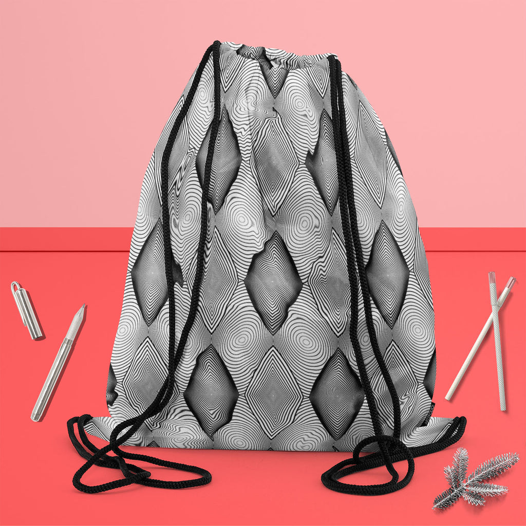 Monochrome Diamond D2 Backpack for Students | College & Travel Bag-Backpacks-BPK_FB_DS-IC 5007593 IC 5007593, Abstract Expressionism, Abstracts, Art and Paintings, Black, Black and White, Circle, Diamond, Digital, Digital Art, Geometric, Geometric Abstraction, Graphic, Grid Art, Illustrations, Modern Art, Patterns, Semi Abstract, Signs, Signs and Symbols, Stripes, White, monochrome, d2, backpack, for, students, college, travel, bag, abstract, abstraction, art, background, circular, curve, design, diagonal, 