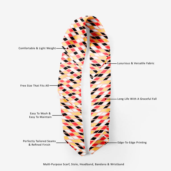 Harlequin Printed Scarf | Neckwear Balaclava | Girls & Women | Soft Poly Fabric-Scarfs Basic--IC 5007594 IC 5007594, Abstract Expressionism, Abstracts, Ancient, Art and Paintings, Bohemian, Brush Stroke, Check, Culture, Drawing, Ethnic, Geometric, Geometric Abstraction, Graffiti, Hand Drawn, Historical, Illustrations, Medieval, Patterns, Plaid, Retro, Semi Abstract, Stripes, Traditional, Tribal, Vintage, Watercolour, World Culture, harlequin, printed, scarf, neckwear, balaclava, girls, women, soft, poly, fa