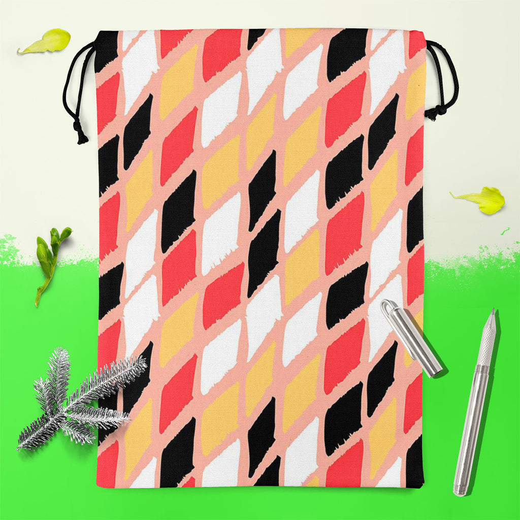 Harlequin Reusable Sack Bag | Bag for Gym, Storage, Vegetable & Travel-Drawstring Sack Bags-SCK_FB_DS-IC 5007594 IC 5007594, Abstract Expressionism, Abstracts, Ancient, Art and Paintings, Bohemian, Brush Stroke, Check, Culture, Drawing, Ethnic, Geometric, Geometric Abstraction, Graffiti, Hand Drawn, Historical, Illustrations, Medieval, Patterns, Plaid, Retro, Semi Abstract, Stripes, Traditional, Tribal, Vintage, Watercolour, World Culture, harlequin, reusable, sack, bag, for, gym, storage, vegetable, travel