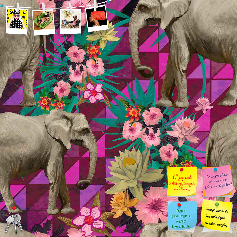ArtzFolio Indian Elephants D1 Printed Bulletin Board Notice Pin Board Soft Board | Frameless-Bulletin Boards Frameless-AZSAO35057838BLB_FL_L-Image Code 5007595 Vishnu Image Folio Pvt Ltd, IC 5007595, ArtzFolio, Bulletin Boards Frameless, Animals, Traditional, Digital Art, indian, elephants, d1, printed, bulletin, board, notice, pin, soft, frameless, pattern, hand, drawn, vector, pin up board, push pin board, extra large cork board, big pin board, notice board, small bulletin board, cork board, wall notice b