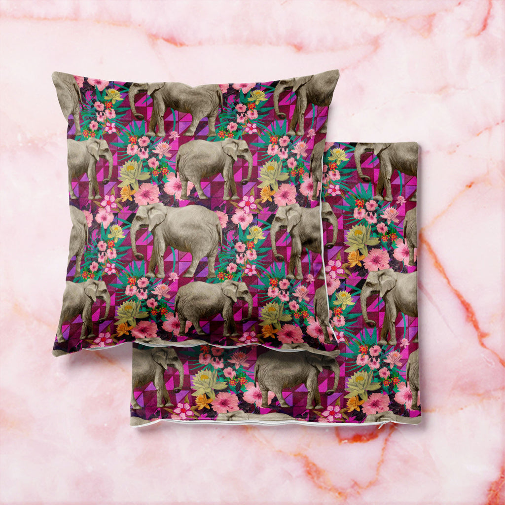 Elephant Pattern D1 Cushion Cover Throw Pillow-Cushion Covers-CUS_CV-IC 5007595 IC 5007595, Botanical, Drawing, Floral, Flowers, Illustrations, Indian, Nature, Patterns, Signs, Signs and Symbols, elephant, pattern, d1, cushion, cover, throw, pillow, design, elephants, exotic, illustration, jungles, lotus, seamless, artzfolio, cushion cover, cushion 16x16 set of 5, cushions, cushion covers 16 inch x 16 inch, cushion covers, cushion cover 16x16, cushion covers 24x24, cushion set of 5, sofa cushion covers, cus