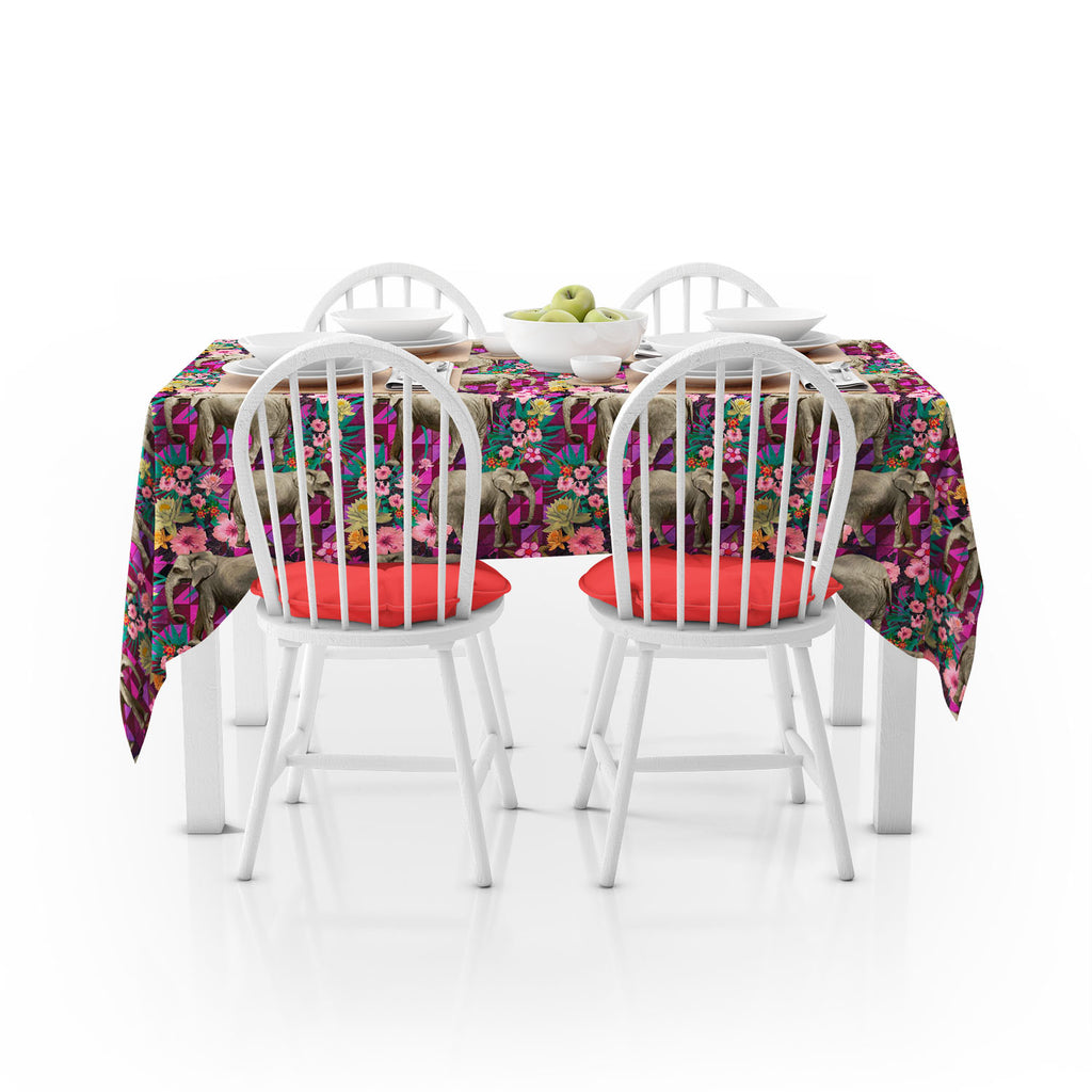 Indian Elephants Table Cloth Cover-Table Covers-CVR_TB_NR-IC 5007595 IC 5007595, Botanical, Drawing, Floral, Flowers, Illustrations, Indian, Nature, Patterns, Signs, Signs and Symbols, elephants, table, cloth, cover, design, exotic, illustration, jungles, lotus, pattern, seamless, artzfolio, table cloth, table cover, dining table cloth, round table cloth, plastic sheet for dining table, center table cloth, table clothes, plastic table cloth, table cloth 6 seater, table cloth 4 seater, dinning table cloth, r