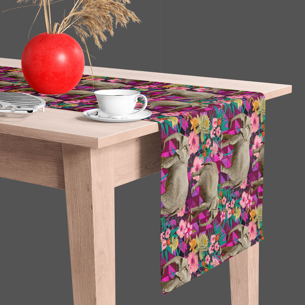 Elephant Pattern D1 Table Runner-Table Runners-RUN_TB-IC 5007595 IC 5007595, Botanical, Drawing, Floral, Flowers, Illustrations, Indian, Nature, Patterns, Signs, Signs and Symbols, elephant, pattern, d1, table, runner, design, elephants, exotic, illustration, jungles, lotus, seamless, artzfolio, table runner, table runner 6 seater, runner for dining table, table runner 4 seater, dining table runner, dinning table runner, center table runner, table runners for living room, table runners, centre table runner,